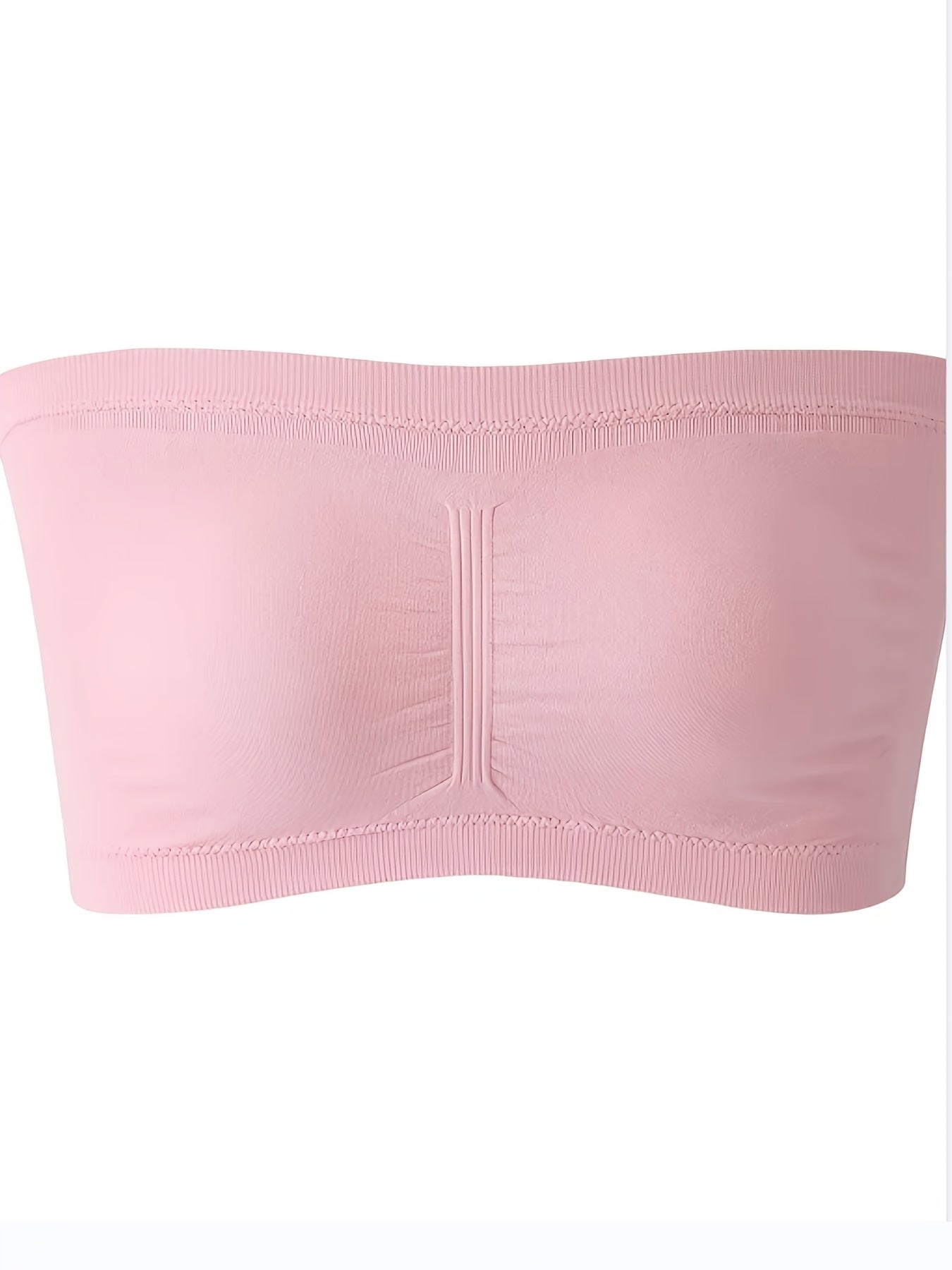 Plus-size Double-layer Anti-slip Underwire Bra with Padded Cups, No-wire Design, and One-piece Style