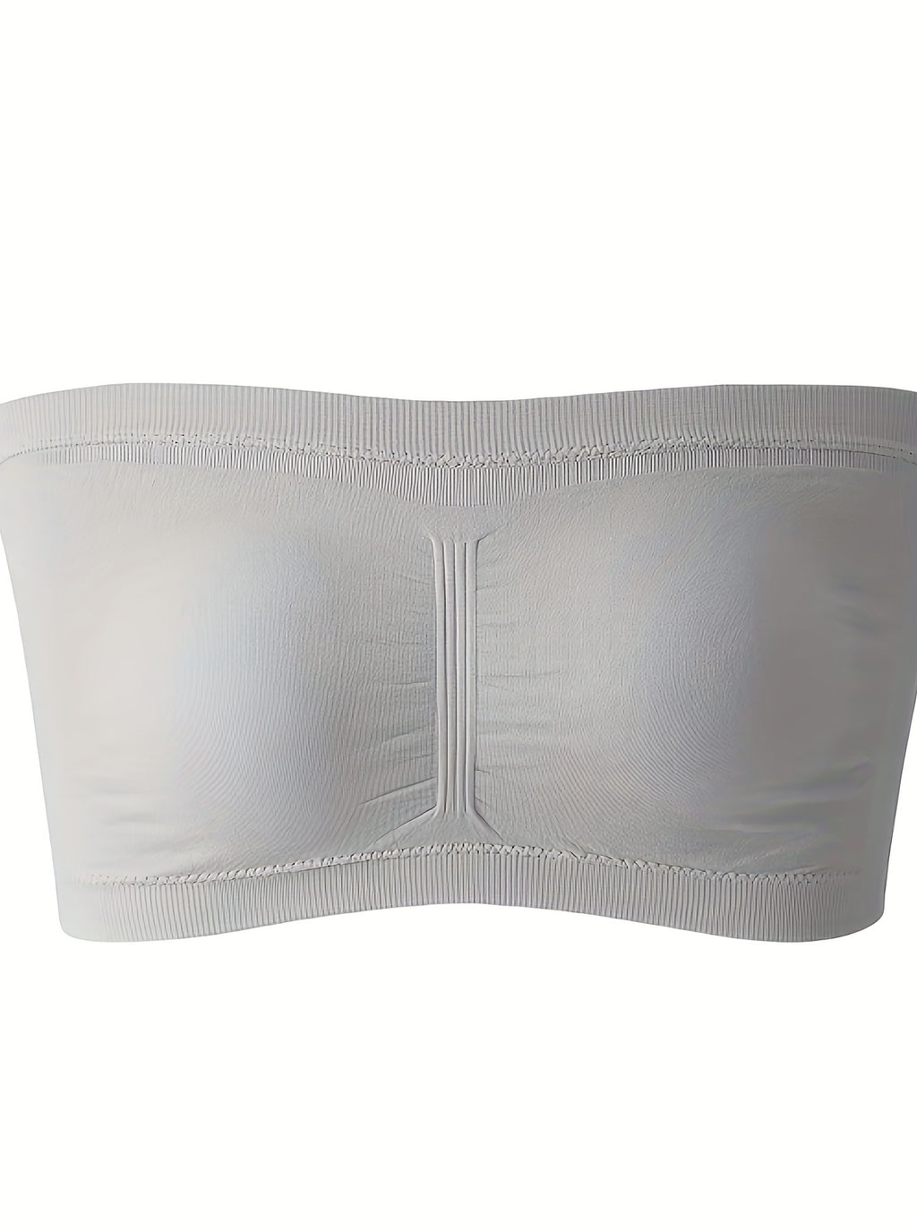 Plus-size Double-layer Anti-slip Underwire Bra with Padded Cups, No-wire Design, and One-piece Style