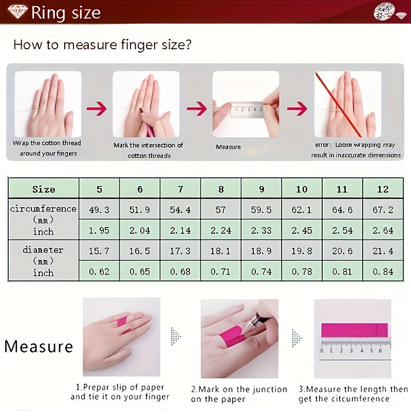[Bridal | Wedding] 2pcs/Set Zirconia Bridal Wedding Ring | for Women Engagement Proposal | Gift Jewelry