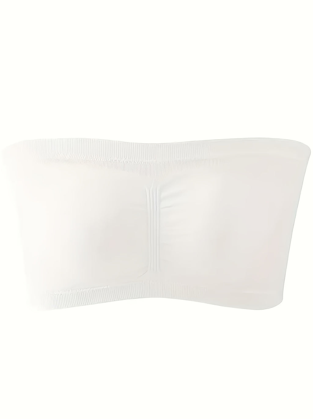 Plus-size Double-layer Anti-slip Underwire Bra with Padded Cups, No-wire Design, and One-piece Style