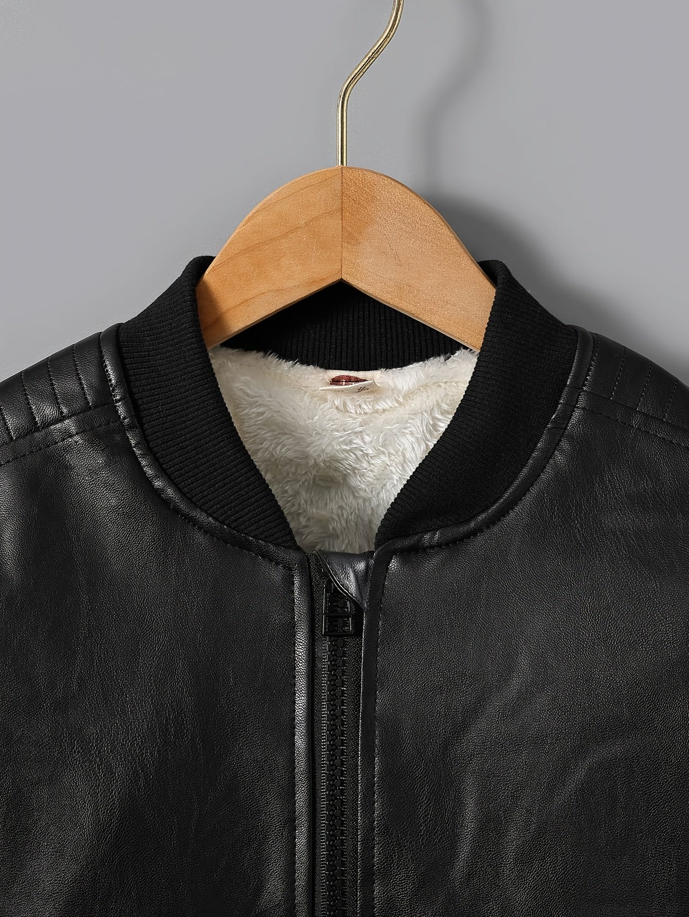2025 Autumn Winter New Boys' -Lined Zip-Up Jacket