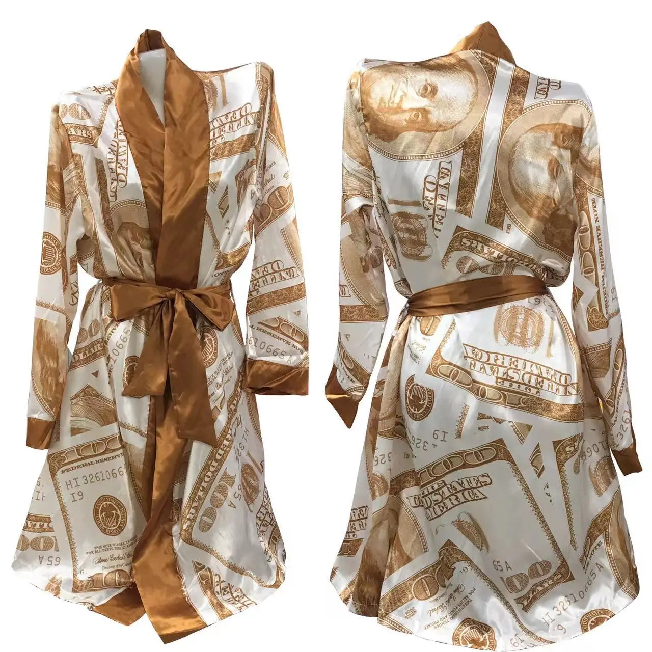 Wholesale Fashion Satin Robe Vendor Custom Nighty for Ladies Sexy Hot Sleeping Silk Robes