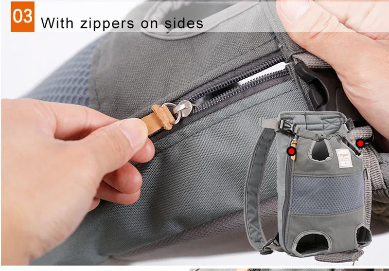 Pet Backpack Carrier For Cat Dogs Front Travel Dog Bag Carrying For Animals Small Medium Dogs Bulldog Puppy Mochila Para Perro