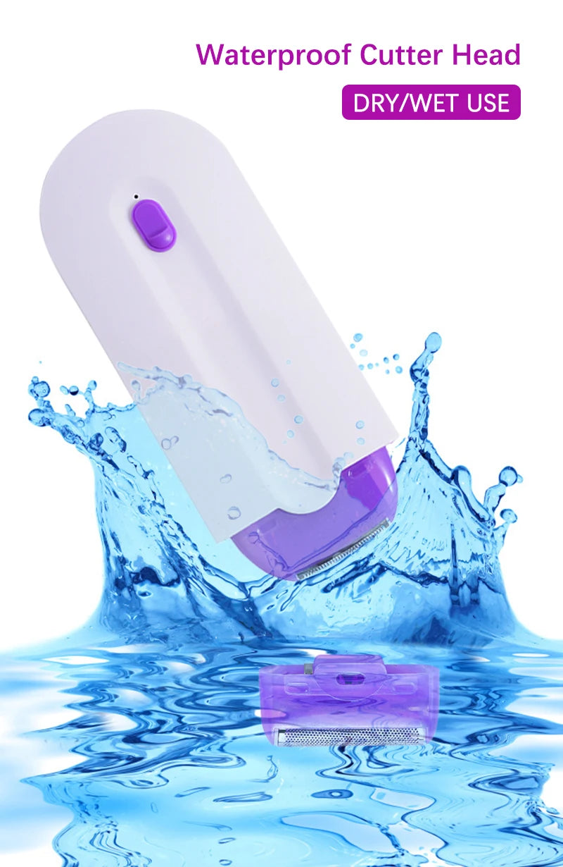 Professional Painless Hair Removal Kit Laser Touch Epilator  Usb Rechargeable Body Face Leg Bikini Remove Depilador Shaver