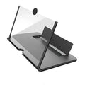 12 Inch Phone Screen Magnifier Ultra HD Mobile Movie Viewer for Eye Protection Landscape TV Viewing Full Screen Portable Stand