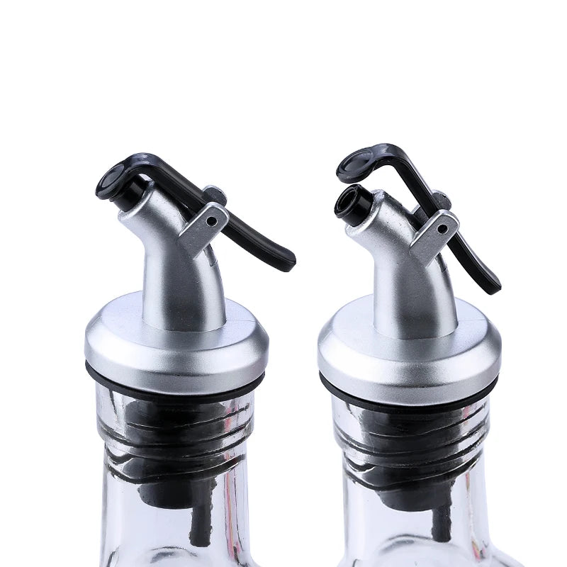 FAIS DU Glass Oil Bottle Olive Oil Dispenser for Kitchen with Silicone Funne Kitchen Seasoning Sauce Vinegar Bottle Kitchen Tool