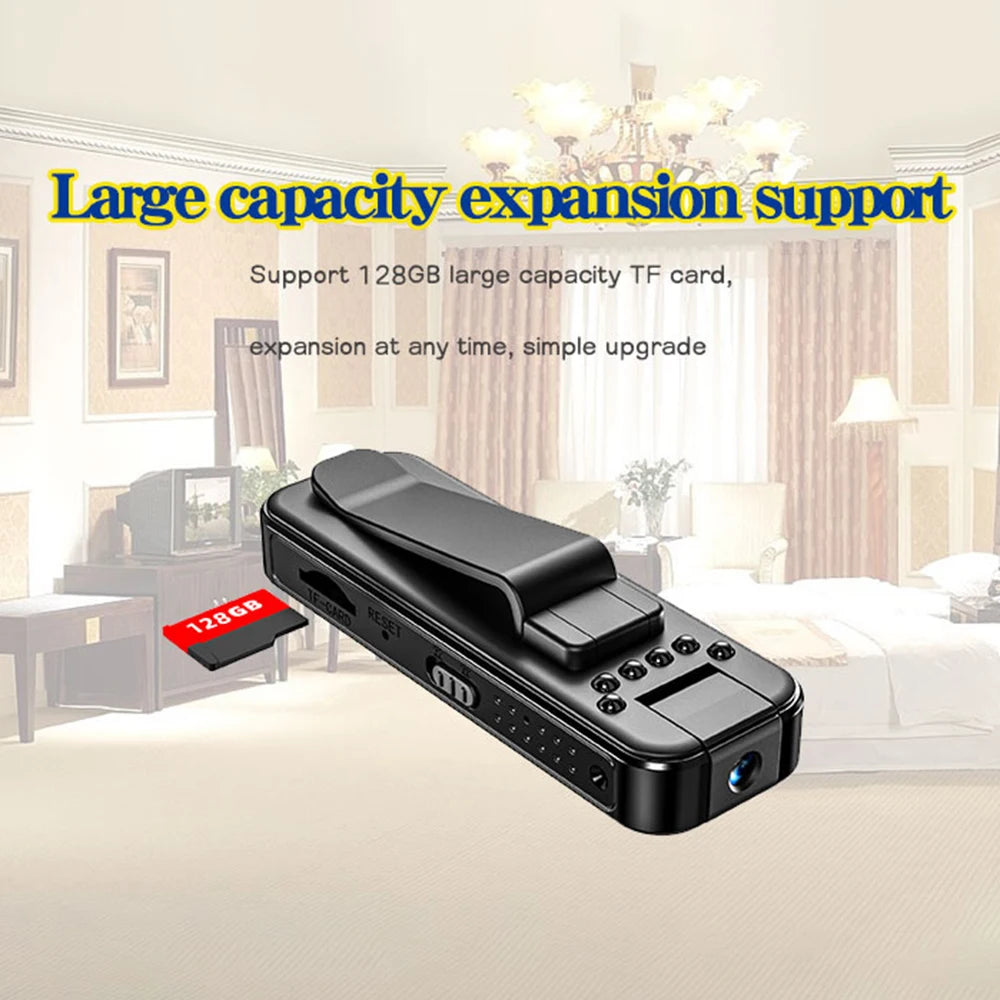 HD 1080P Mini Camera Portable Small Digital Video Recorder Police BodyCam Infrared Night Vision Miniature Camcorder