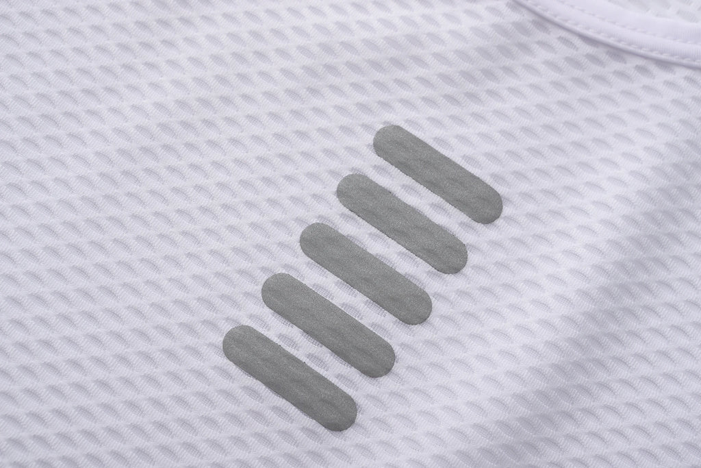 Cycling Reflective Base Layer  Underwear White Cycling Jersey Sport Vest Men Undershirt Quick Dry Elastici Vest Road Bike Jersey