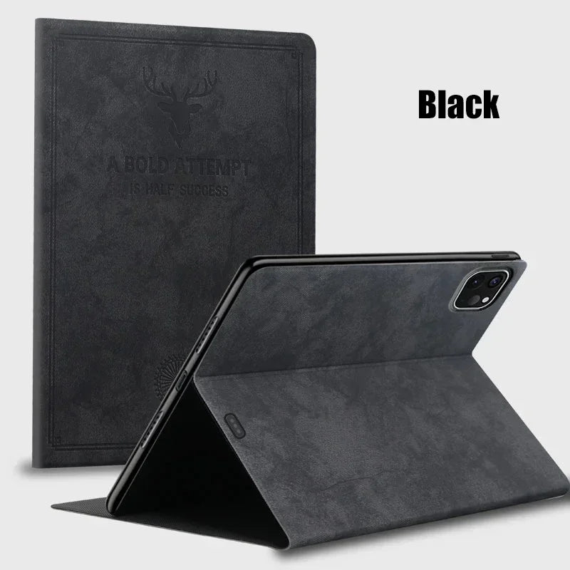 Premium Deer Head New Case for IPad Pro M5 11 13 inch Tablet Case For iPad A16 11 th Air 7 M3 11 13 " Funda Leather Tablet Cover