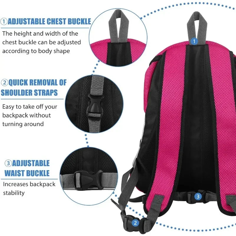 Pet Backpack for Small Medium Dogs Pet Dog Transport Backpack Travel Breathable Dog Carrier Puppy Carrier Pets Carrying Supplies