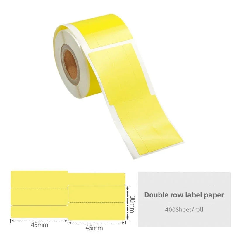 Wireless thermal label printer - suitable for printing product, address and price labels, ink-free, easy to use with smartphones