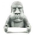Wall Mounted Durable Roll for Bathroom Storage Holder Tissue Easter Island Moai Design Toilet Paper Rack Supplies