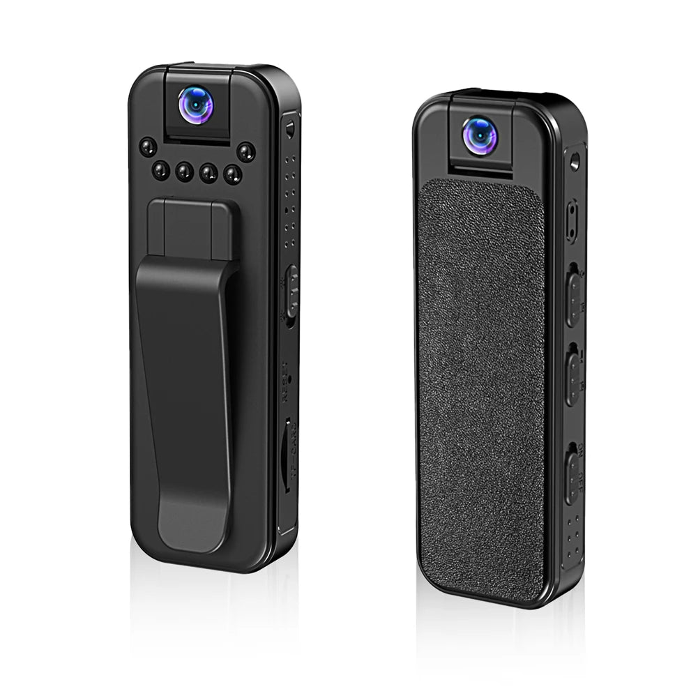 HD 1080P Mini Camera with Back Clip Infrared Night Vision Portable Digital Video Recorder Motion Detection Outdoor Sports DV DVR