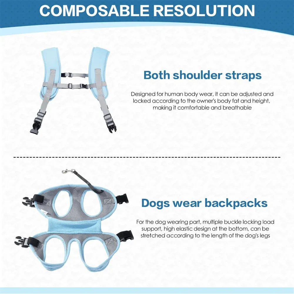Pet Backpack Basket for Dog Things Dogs Pets Accessories Carriers Bags Cats Carrying Transport Bag Supplies Products Home Garden