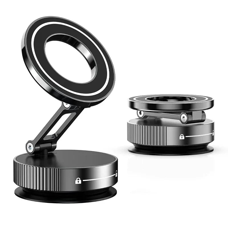 Super Strong Magnetic Phone Holder Foldable Design 360° Adjustable Vacuum Car Mount For Car Desk Bathroom Phone Holder Hot Selle