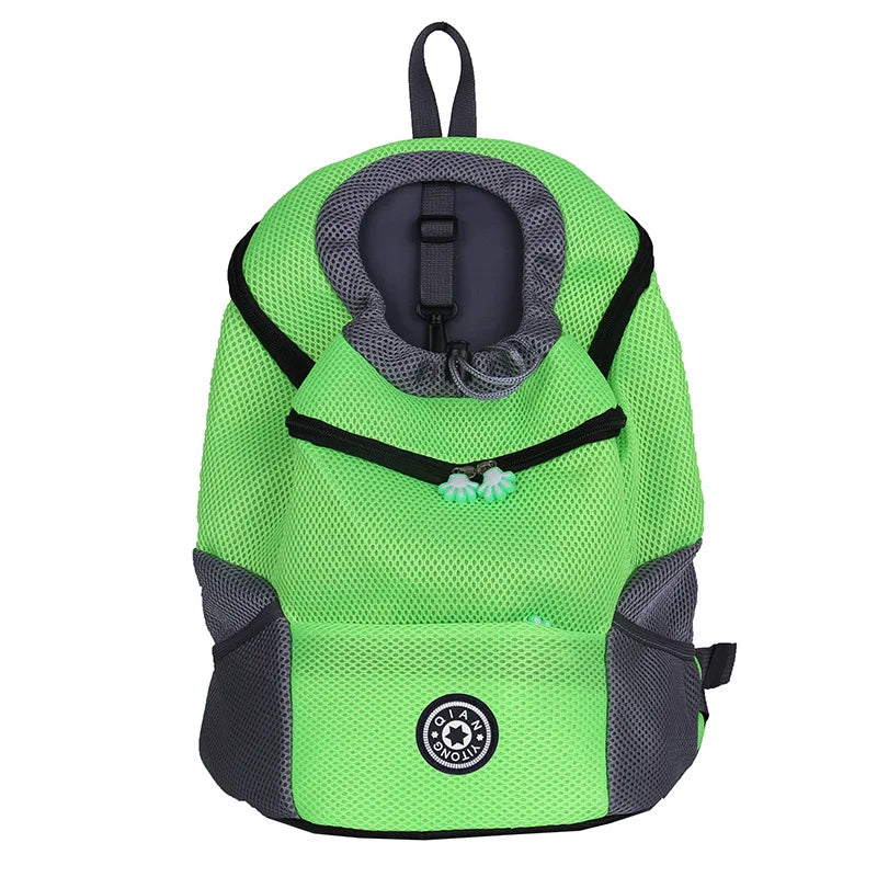 Pet Backpack Breathable Women's Backpack Chest Bag Dog Portable Travel Cat Bag Pet Supplies Cat Bag Small Pet Backpack