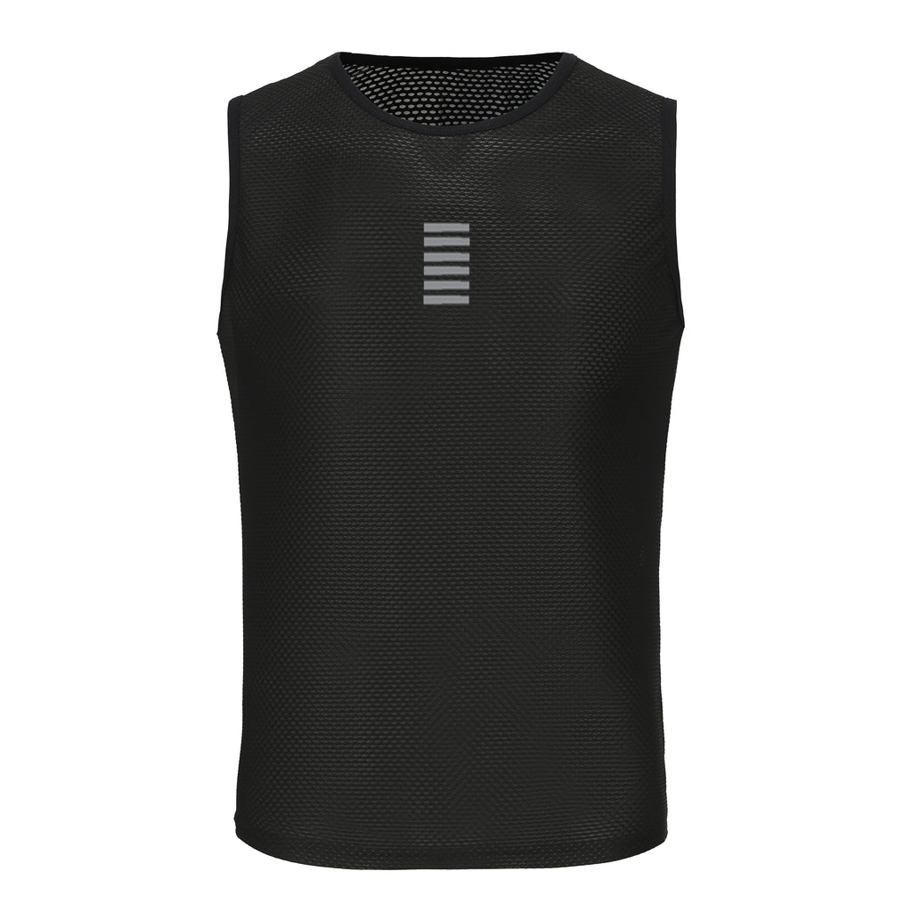Cycling Reflective Base Layer  Underwear White Cycling Jersey Sport Vest Men Undershirt Quick Dry Elastici Vest Road Bike Jersey