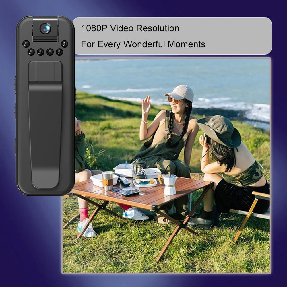 HD 1080P Mini Camera Portable Small Digital Video Recorder Police BodyCam Infrared Night Vision Miniature Camcorder
