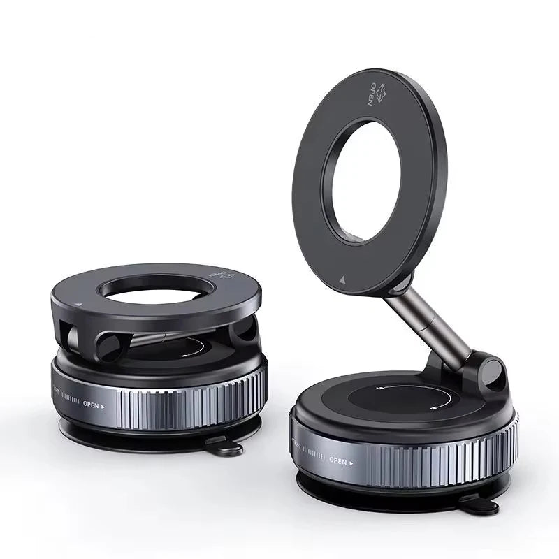 Super Strong Magnetic Phone Holder Foldable Design 360° Adjustable Vacuum Car Mount For Car Desk Bathroom Phone Holder Hot Selle