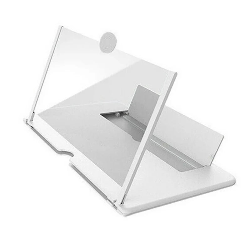 12 Inch Phone Screen Magnifier Ultra HD Mobile Movie Viewer for Eye Protection Landscape TV Viewing Full Screen Portable Stand