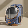 Portable cat, pet, and puppy backpack for outdoor use, lightweight and large capacity cat, small dog, space capsule, backpack