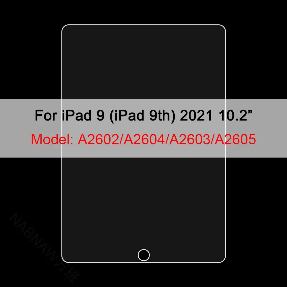 3pcs Tempered Glass For iPad 10 9 8 7 Air 5 4 3 Pro 11 12.9 2022 Screen Protector For iPad 10.2 9th 8th 7th Mini 6 5 Glass Film