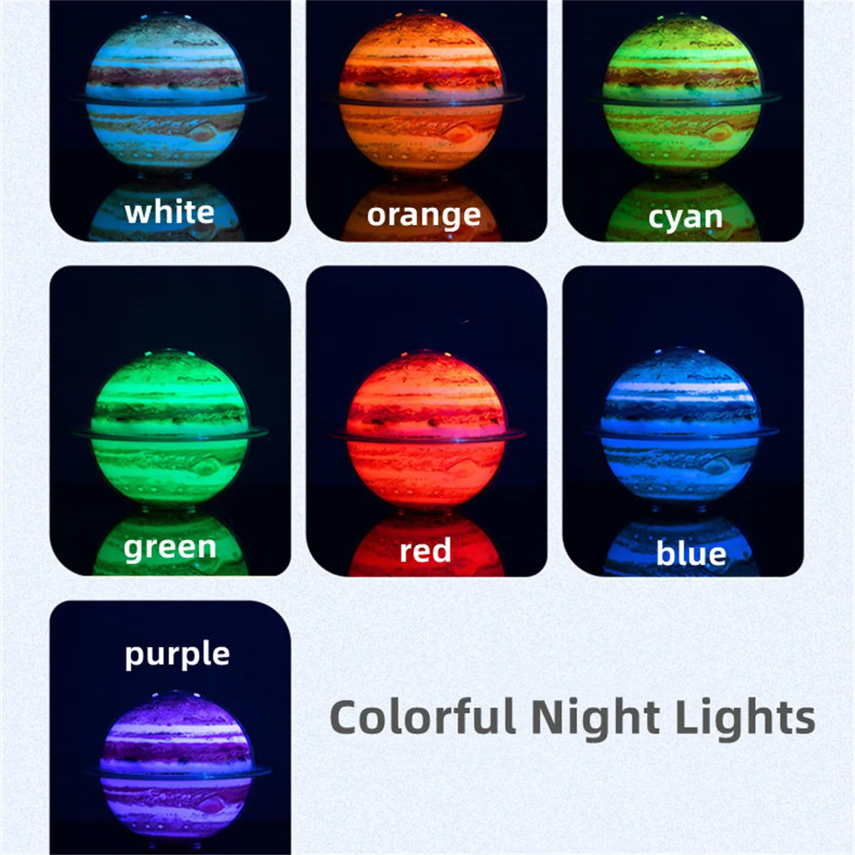Galaxy Air Humidifier with Colorful Atmosphere Light USB Large Spray Mist Maker for Household Office Bedroom Night Use