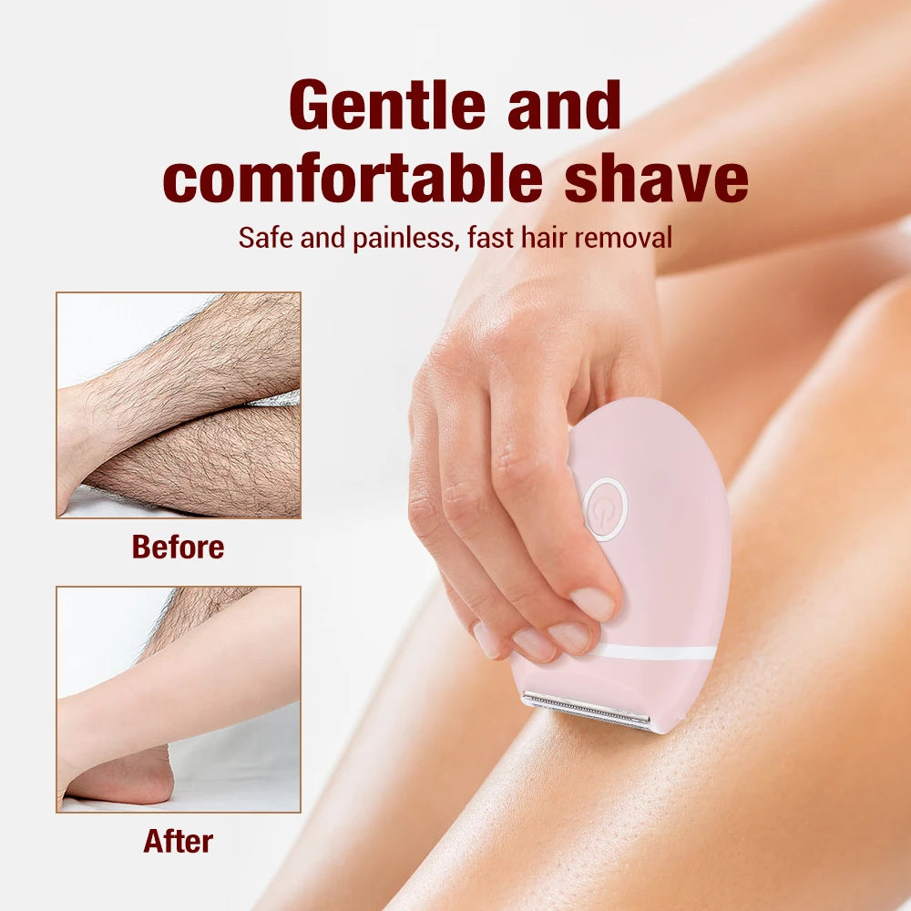 Hair Removal Machine Painless Epilator Women's Electric Shaver Bikini Private Parts Armpit Whole Body Shaving Depilation