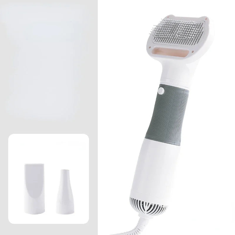 3 in1 Pet Dog Dryer Quiet Dog Hair Dryers and Comb Brush Grooming Kitten Cat Hair Comb Puppy Fur Blower Low Noise Temprature