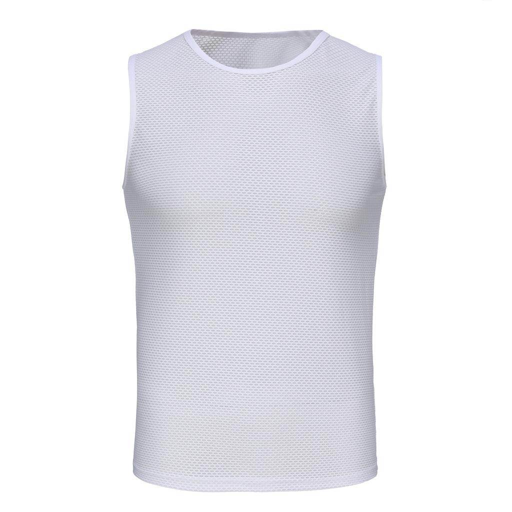 Cycling Reflective Base Layer  Underwear White Cycling Jersey Sport Vest Men Undershirt Quick Dry Elastici Vest Road Bike Jersey