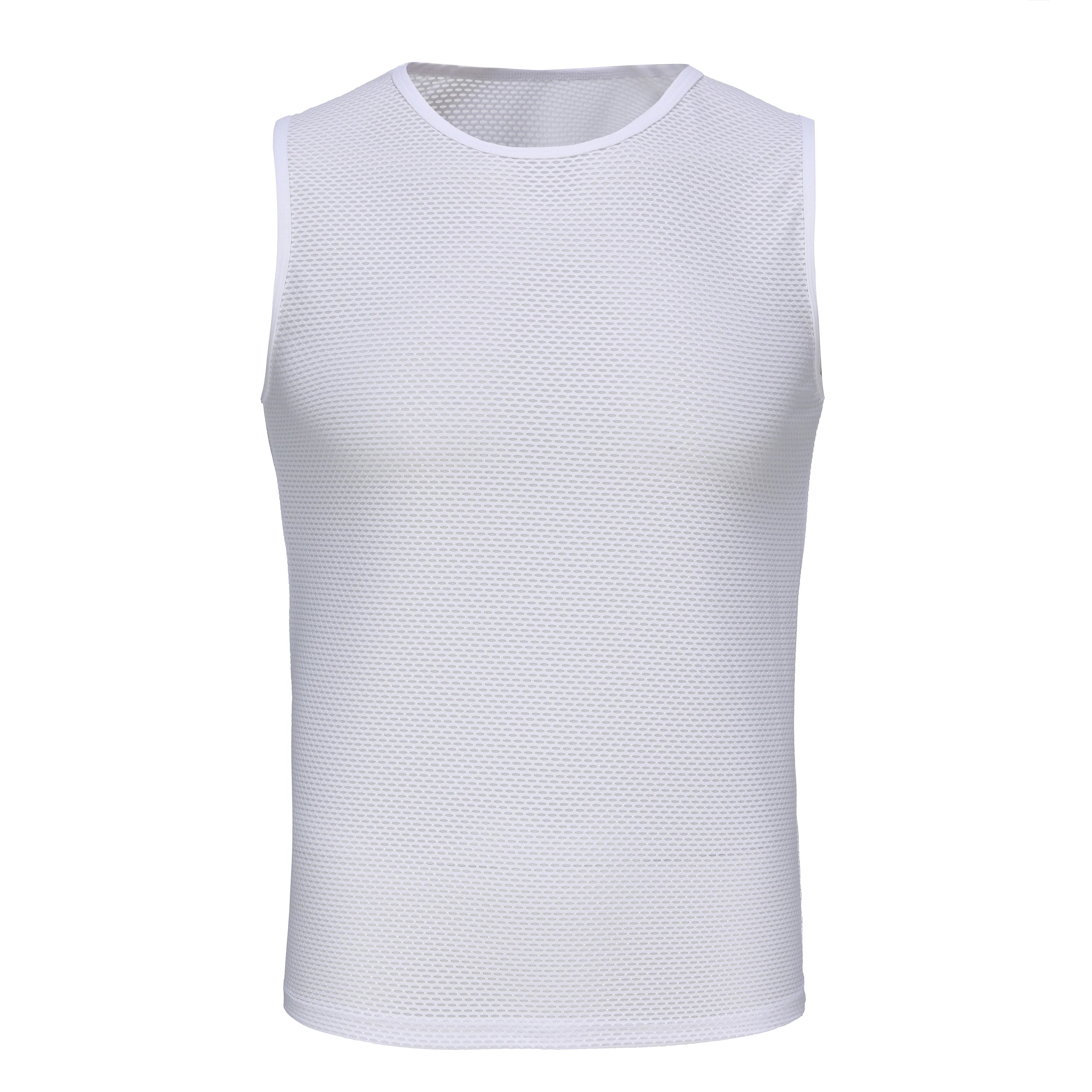 Cycling Reflective Base Layer  Underwear White Cycling Jersey Sport Vest Men Undershirt Quick Dry Elastici Vest Road Bike Jersey