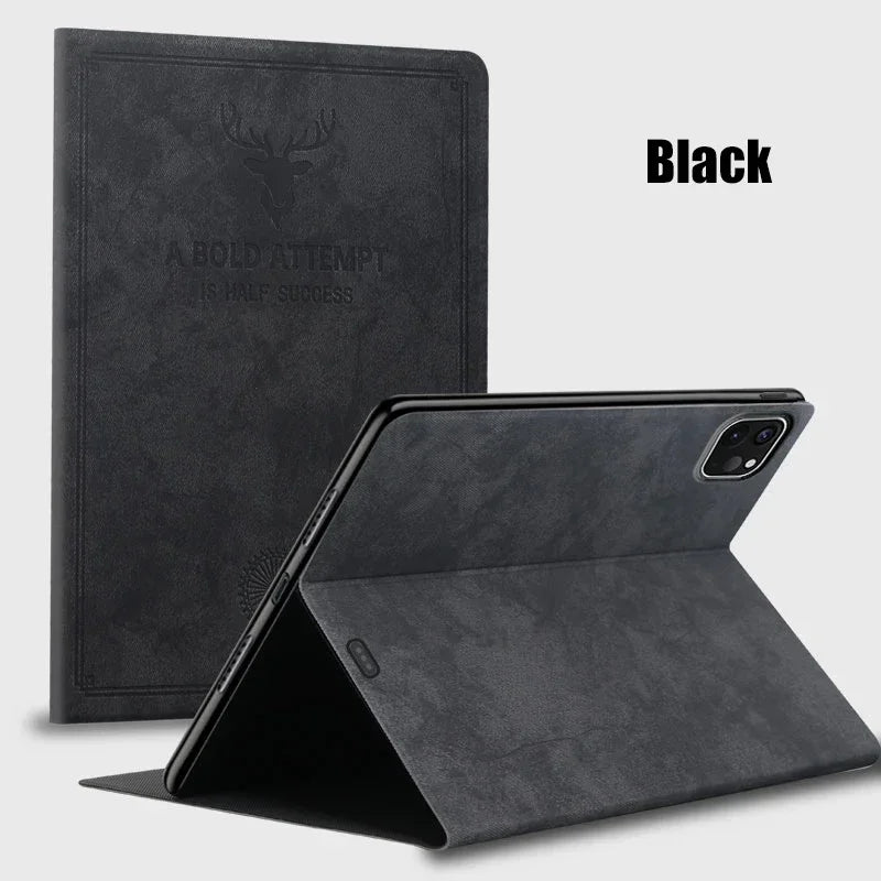 Premium Deer Head New Case for IPad Pro M5 11 13 inch Tablet Case For iPad A16 11 th Air 7 M3 11 13 " Funda Leather Tablet Cover
