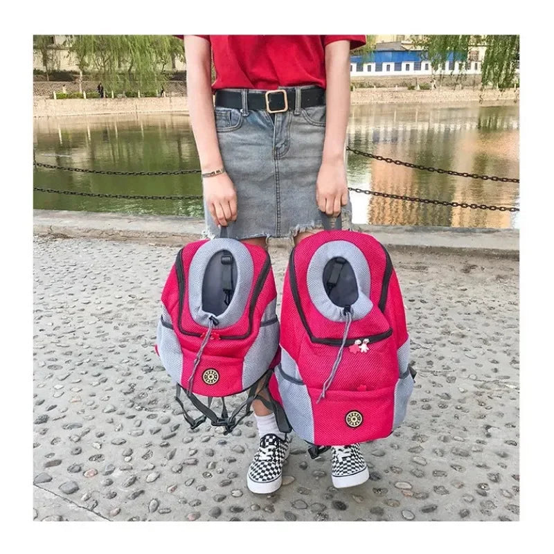Pet Backpack for Small Medium Dogs Pet Dog Transport Backpack Travel Breathable Dog Carrier Puppy Carrier Pets Carrying Supplies