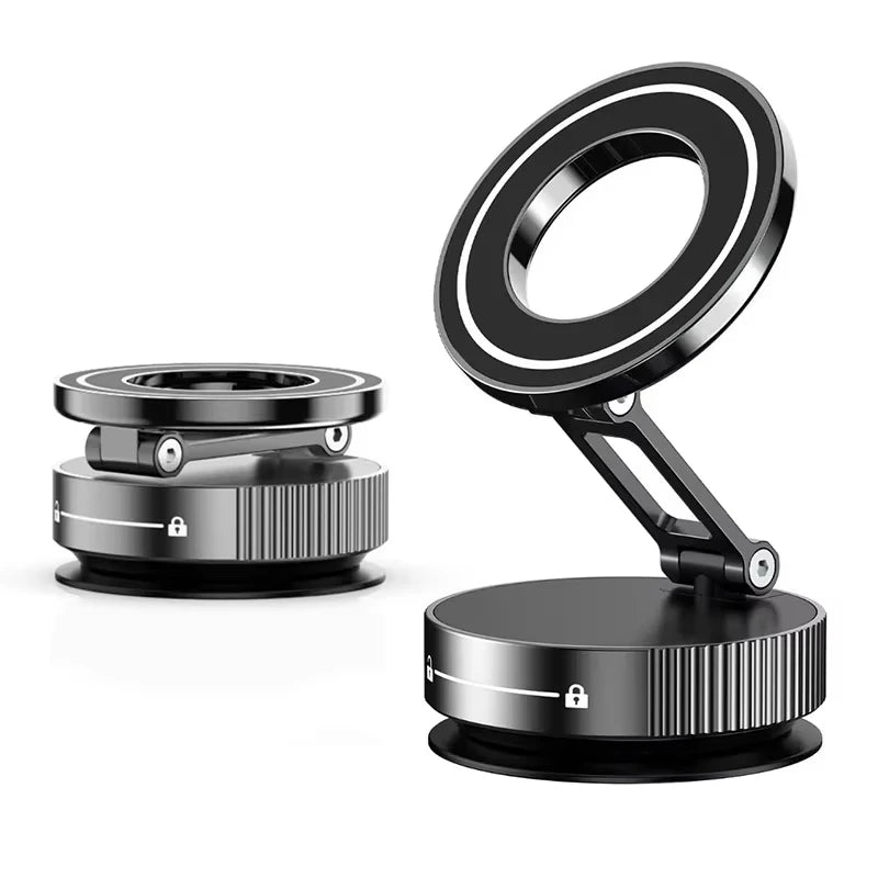 Super Strong Magnetic Phone Holder Foldable Design 360° Adjustable Vacuum Car Mount For Car Desk Bathroom Phone Holder Hot Selle