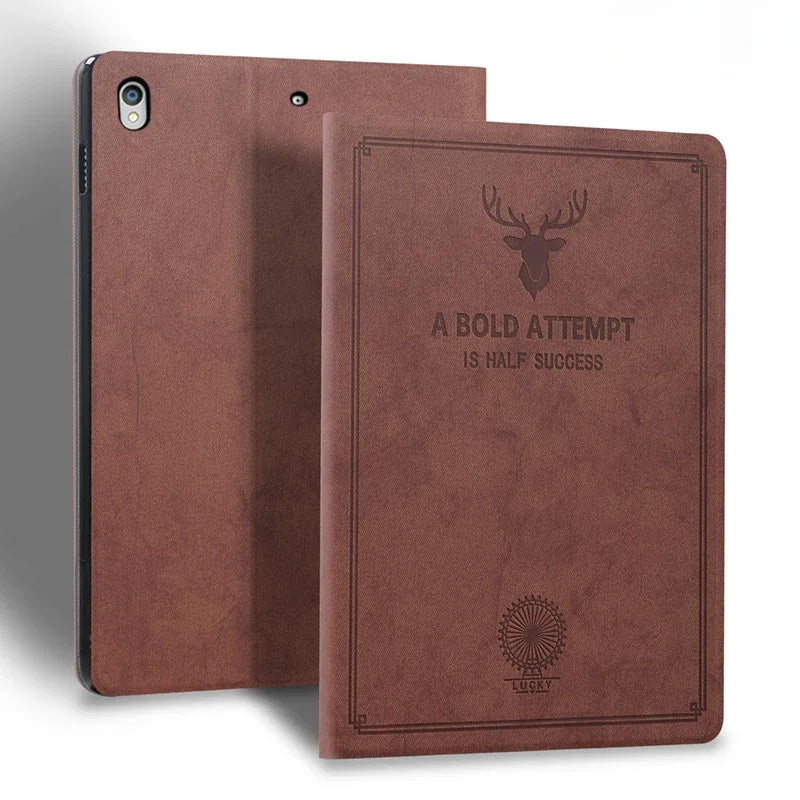Premium Deer Head New Case for IPad Pro M5 11 13 inch Tablet Case For iPad A16 11 th Air 7 M3 11 13 " Funda Leather Tablet Cover