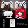 Smart Portable Projector Game projector 4K Android11.0 720P Native 1280*720P compatible with mobile phones and game controllers.
