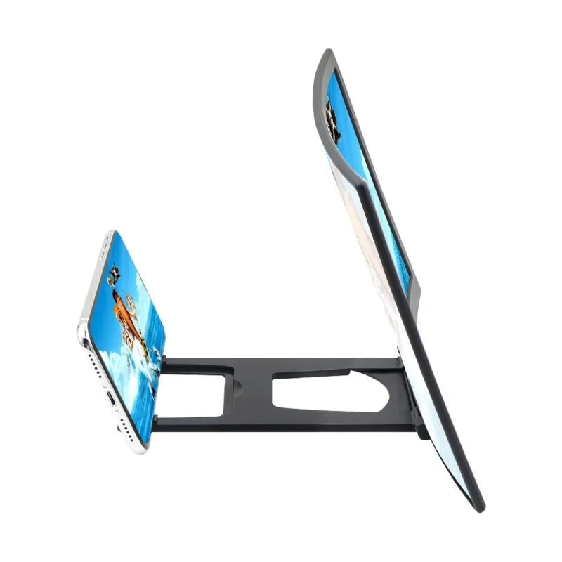 12 Inch 3D Mobile Phone HD Screen Magnifier Universal Portable Foldable Curved Enlarged Screen Magnifier Film for Smartphone