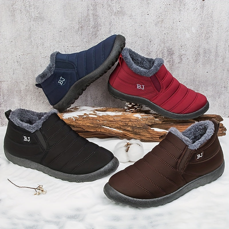 Women Winter Boots Slip On Winter Shoes For Women Ankle Boots Female Snow Boots