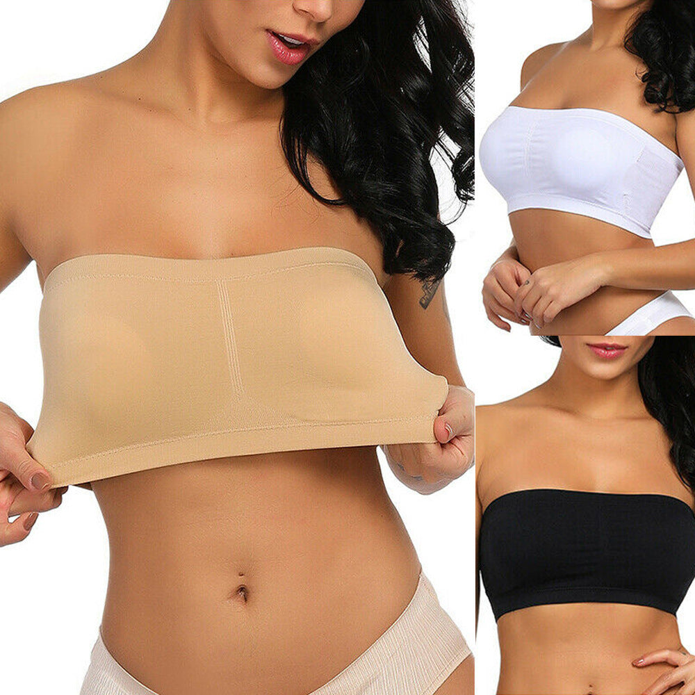 Plus-size Double-layer Anti-slip Underwire Bra with Padded Cups, No-wire Design, and One-piece Style