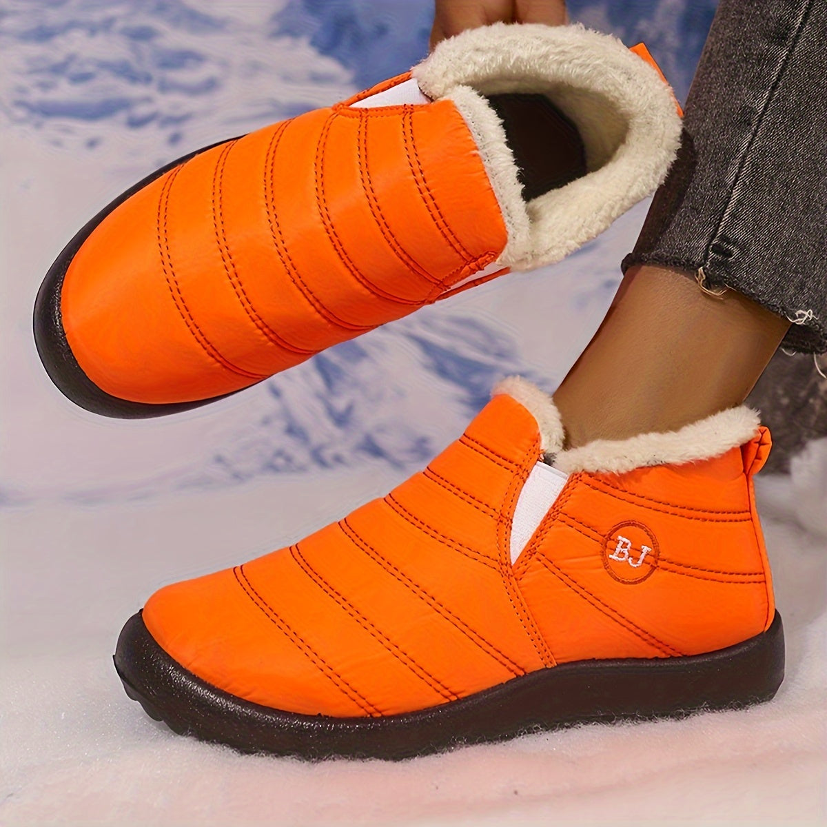 Women Winter Boots Slip On Winter Shoes For Women Ankle Boots Female Snow Boots
